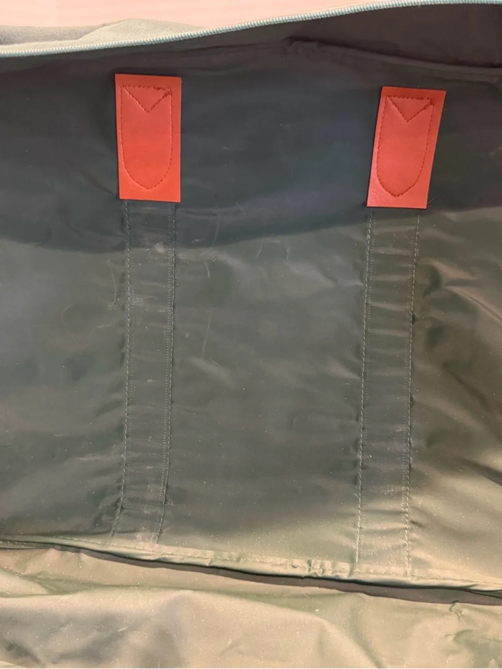 Polo Ralph Lauren Vintage Green Tan Soft Side Small Suitcase